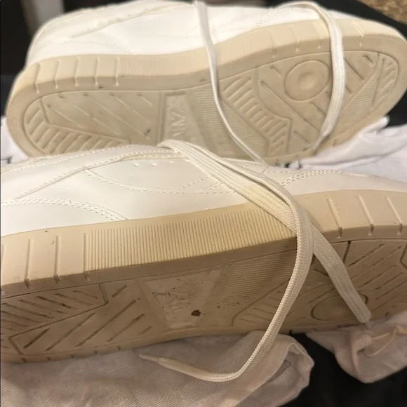 Zara White Sneakers - Picture 6 of 8